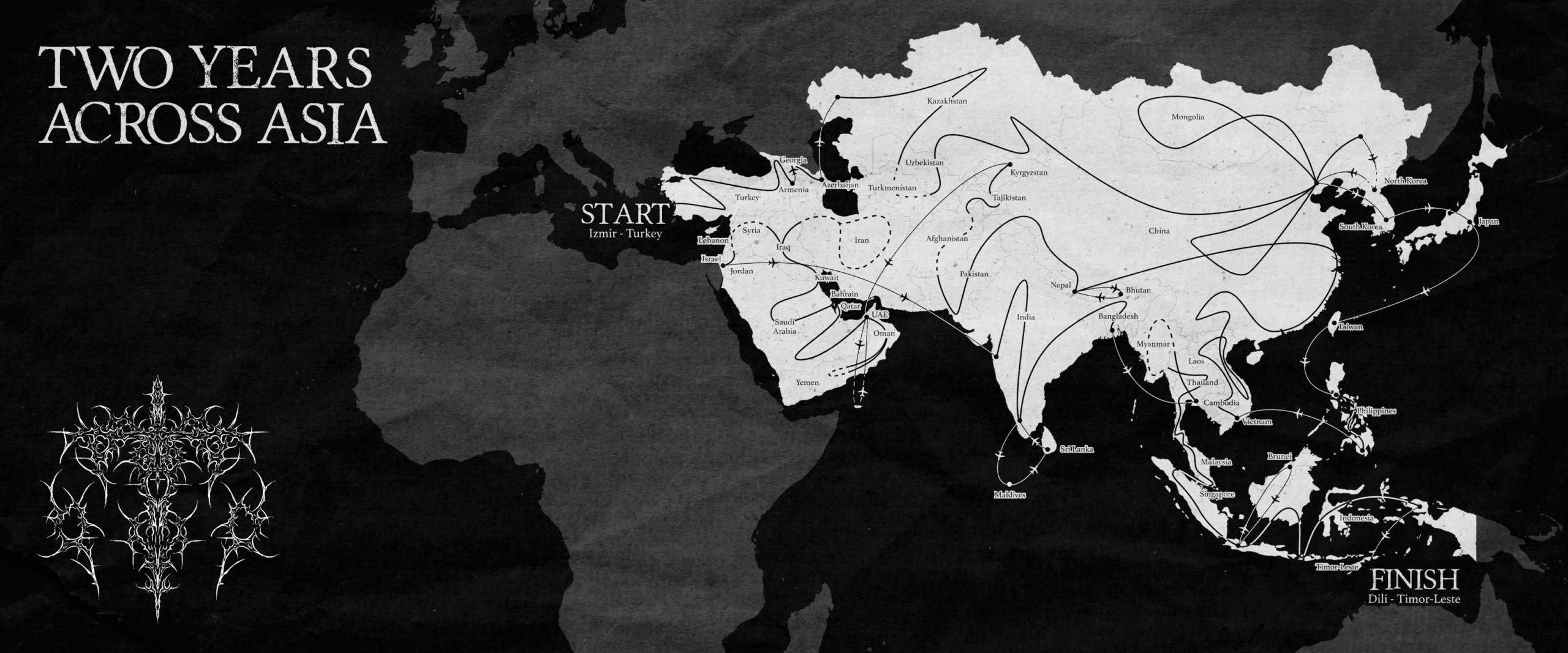 The map