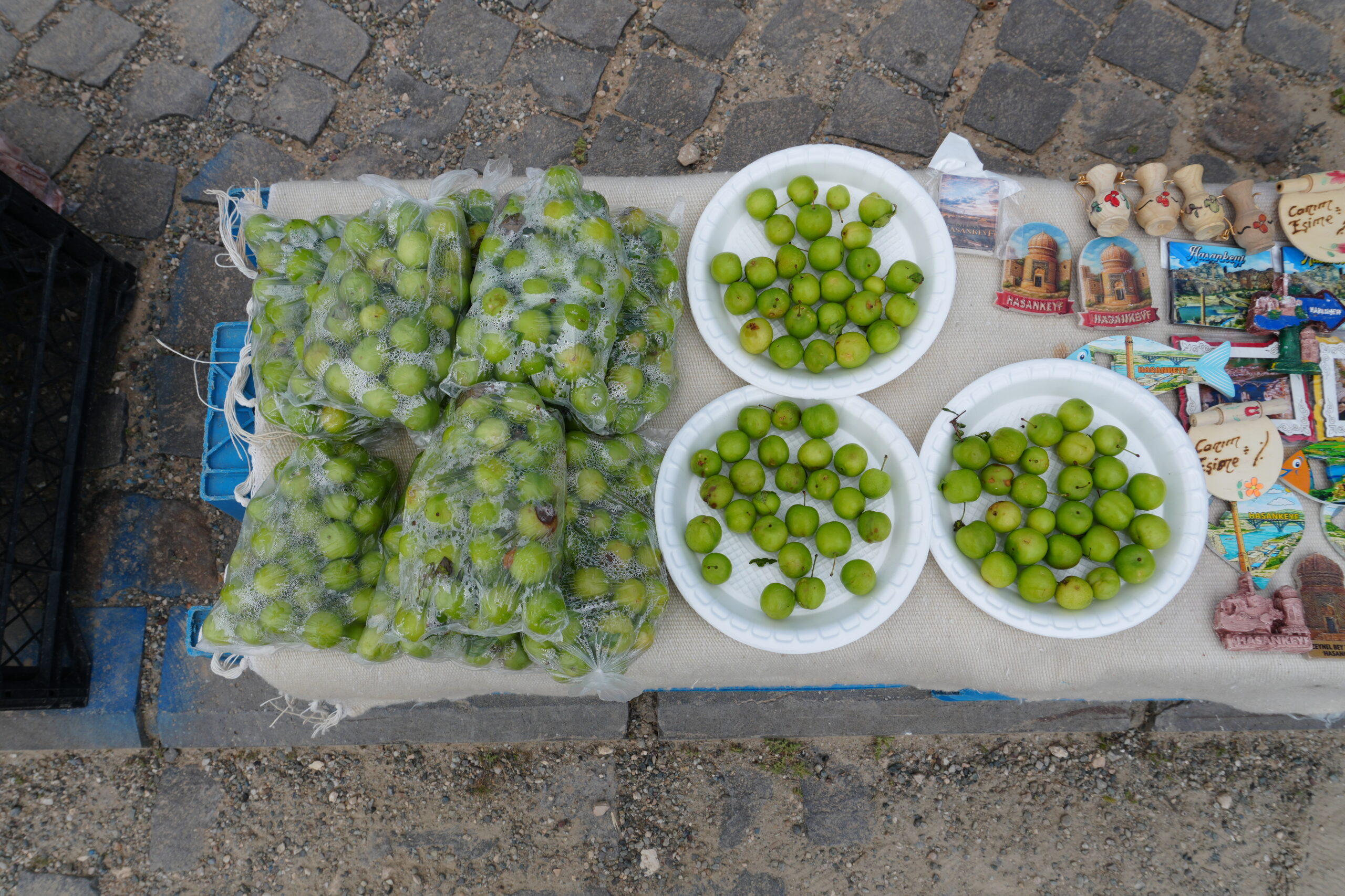 Green plums